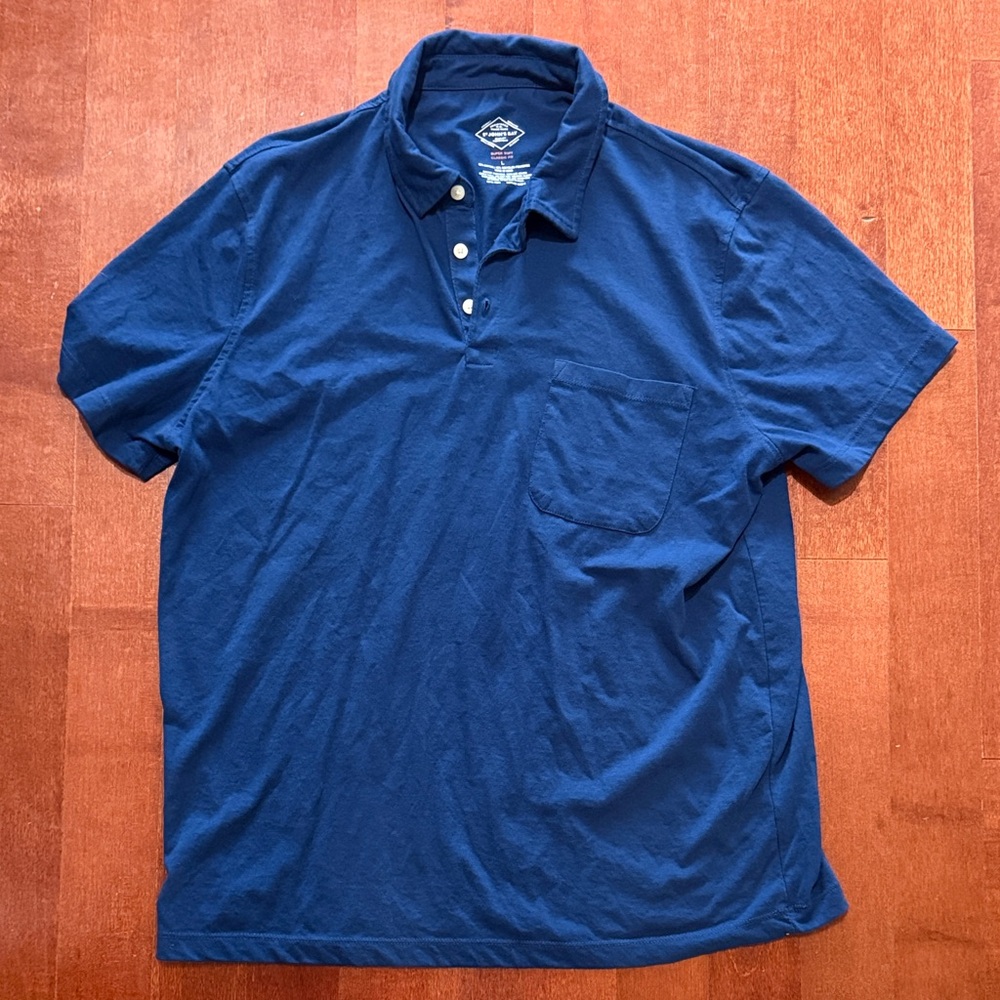 St. John's Bay Deep Blue Polo Shirt